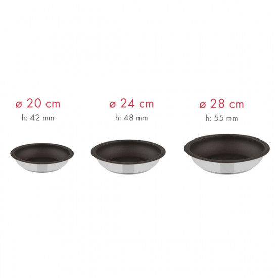 Quick Clack Camping Pan Set - 5-piece