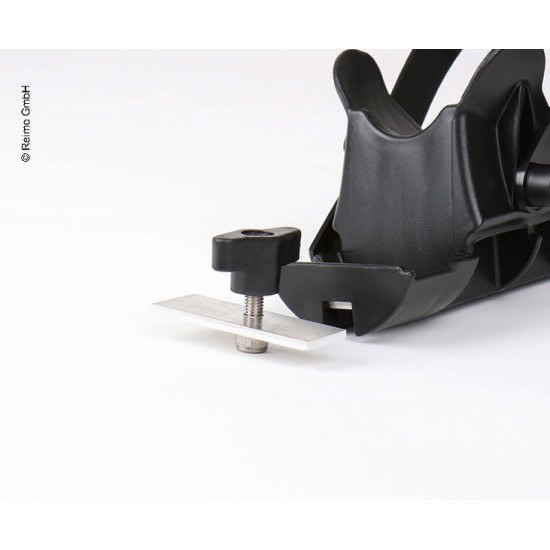 Right-hand wheel holder for V-rail bike lift