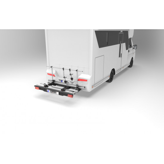 VELO bicycle carrier – for 2 bicycles or 2 e-bikes with LED lighting