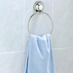 Towel holder with suction cup