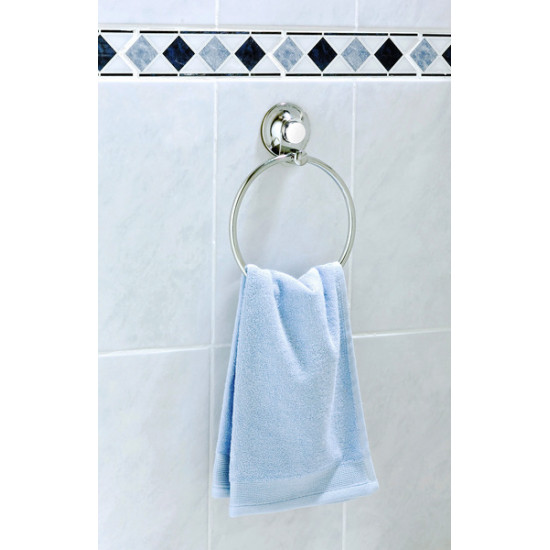 Towel holder with suction cup