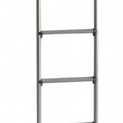 Aluminum ladder - 5 steps - 130 cm