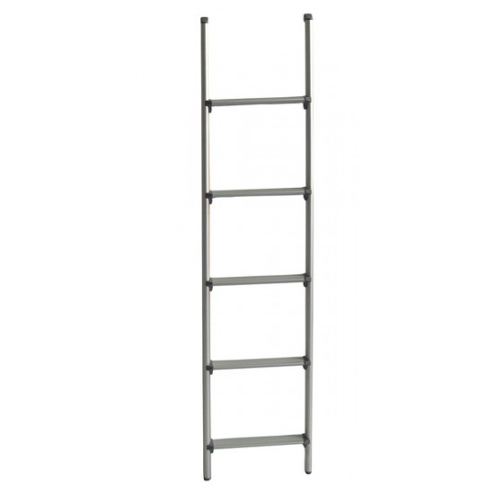 Aluminum ladder - 5 steps - 130 cm