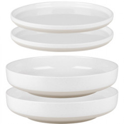 Melamine dinnerware set Odette - 7-piece - For 2 people
