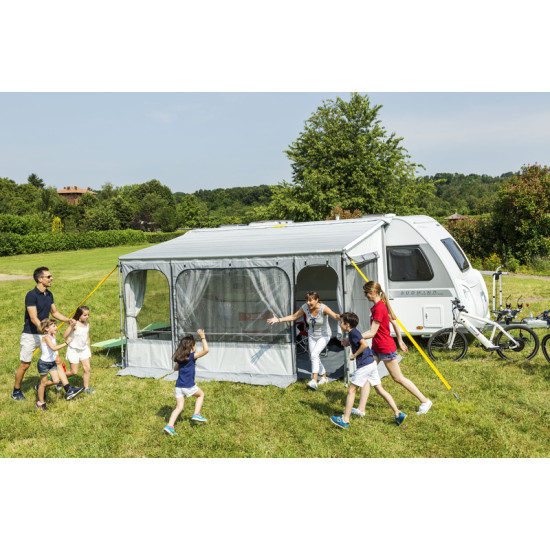 W 4400mm Fiamma Caravanstore ZIP Awning in a carrying case, Cloth colour - Royal Blue