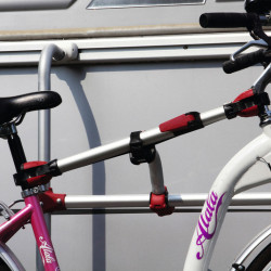 Rail Premium S bicycle rail, silver