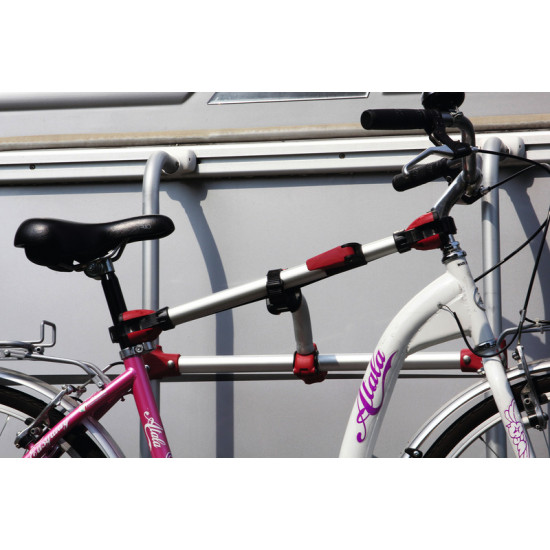 Rail Premium S bicycle rail, silver