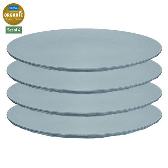 Koziol flat plate CLUB Ø26cm, set of 4