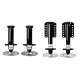 MA-VE Hydraulic leveling jacks - 12V system for Alko X250/X290 with Fiat chassis