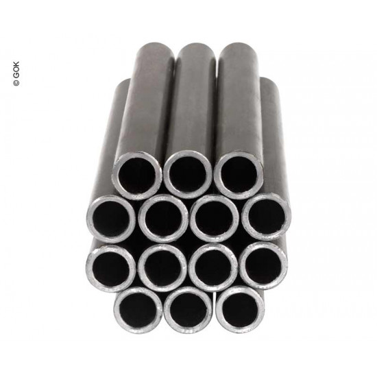 Galvanized steel gas pipe - Ø 10 mm - Length 350 cm