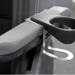 Cup-in cup holder for armrests