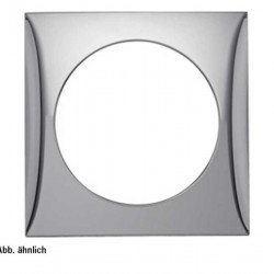 Berker INTEGRO single socket frame, glossy grey, loose