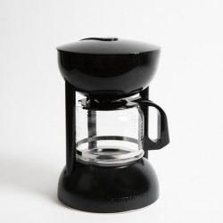 CAMP4 Coffee Maker for Gas Stoves, 10 Cups, Black