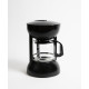 CAMP4 Coffee Maker for Gas Stoves, 10 Cups, Black