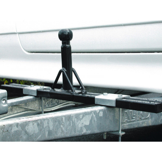 Drawbar adapter for bicycle carriers