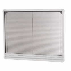 W260 x H560 mm Interior roller blind for Carbest RW REAR windows - Frame color White