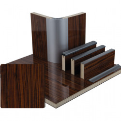 Furniture panel olive - HPL laminate - 1/4 panel