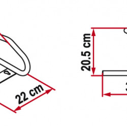 MotoWheel Chock Front - Front Wheel Locking System