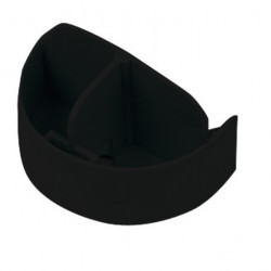 End cap for lifting table leg - Black - Set of 2