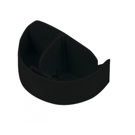 End cap for lifting table leg - Black - Set of 2