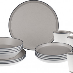 ICONIC COMPACK – Melamine dinnerware set for 4 people