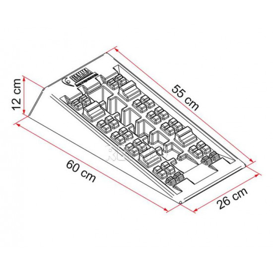 Fiamma Level System Jumbo - XXL leveling ramps