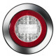 LED reversing light with reflector 12V 3W clear IP67, 500 mm cable