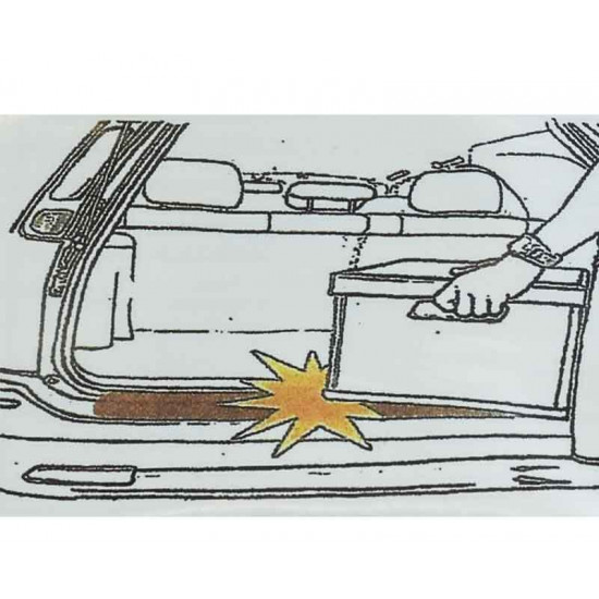 Protective film for loading edge and bumper VW T6 from model year 2015