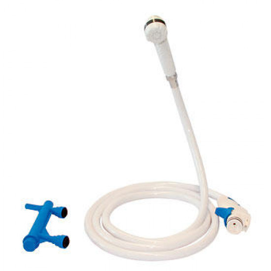 Ultraflow outdoor shower, pure white
