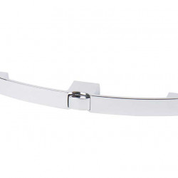 Plastic furniture handle - chrome glossy