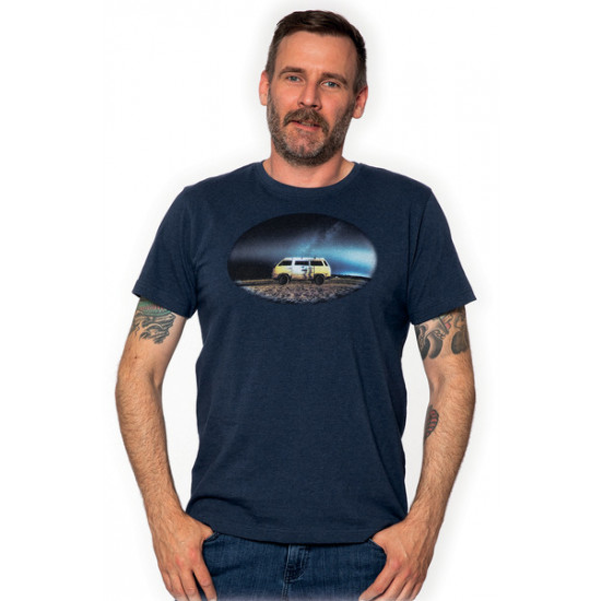 T-shirt "VW Bulli" - Dark blue - For men