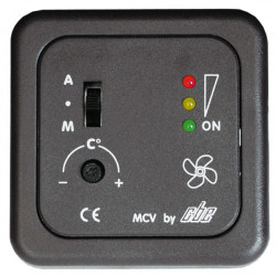 Tornado double-fan refrigerator with MCV-2 display panel