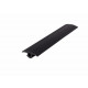 Ribbed cover profile - 2 m length - Black