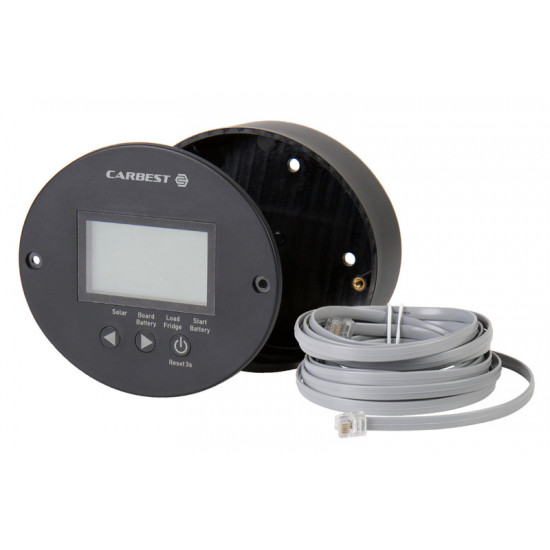 Separate oval solar monitor