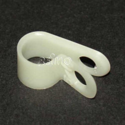 Plastic pipe clamp 8 mm loose