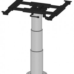 Single-column lift frame 355-730 mm - stroke 375 mm