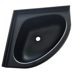 Corner washbasin Mini Oval - Black