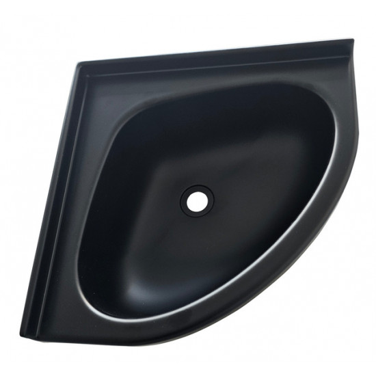 Corner washbasin Mini Oval - Black