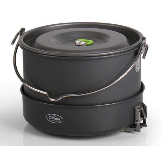 Camping cookware Elite L - 5-piece aluminum pot set