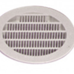 Ventilation grille on the right (white)