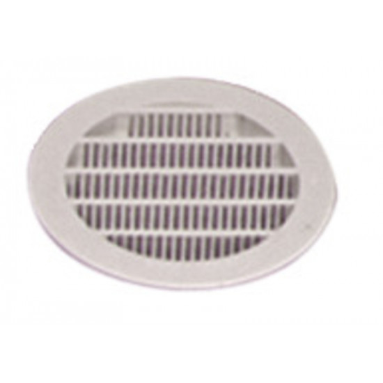 Ventilation grille on the right (white)