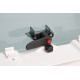 Aerodynamic roof vent including blackout blind and mosquito net - 40 x 40 cm