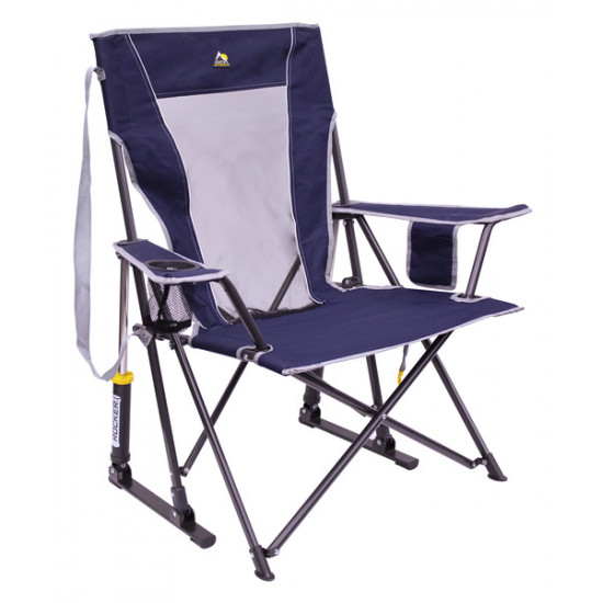 Comfort Pro Rocker camping chair - indigo blue