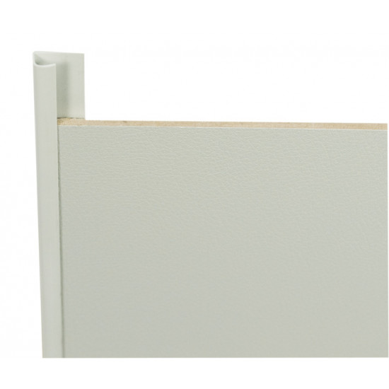 End profile - Light grey - Length 2200 mm - Intake thickness 3-4 mm
