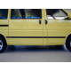 Side protection strip for VW T4 from 03/1996 short wheelbase, 6-piece set - Black