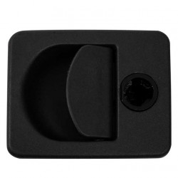 Recessed handle lock for wall thickness 28-45 mm