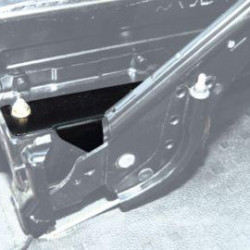 Handbrake lowering kit for VW T5 driver's side