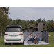 Smögen windbreak - 500 x 125 cm - Grey