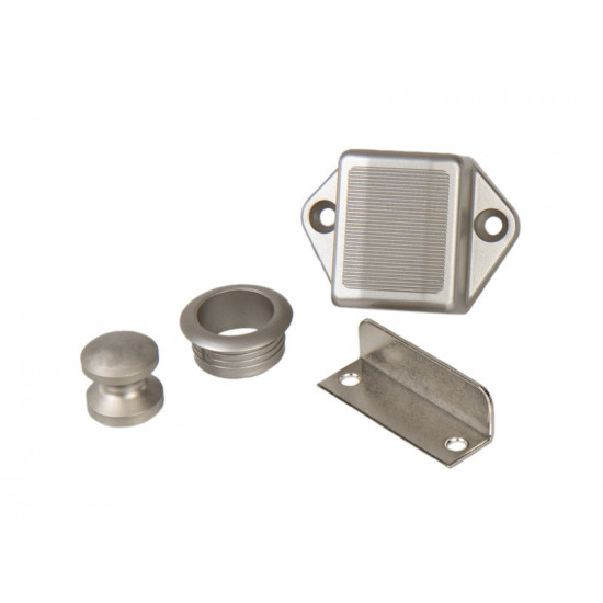Furniture lock Push Lock Mini - Nickel-plated