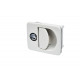 STS Kubus recessed handle lock for Zadi cylinder locks - White